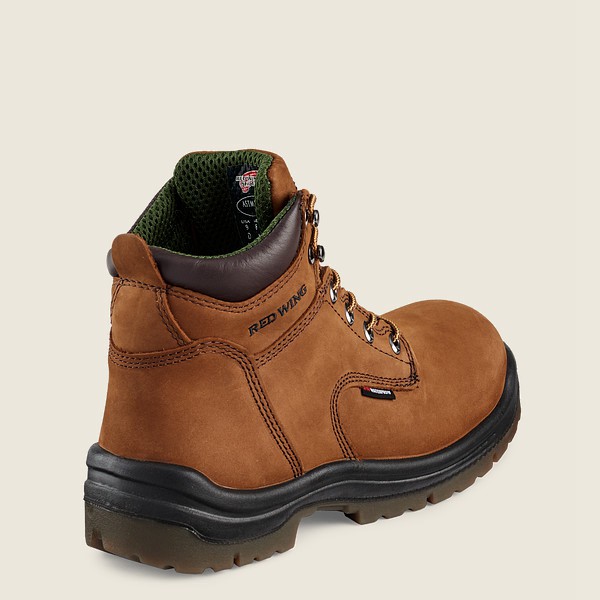 Botas de Seguridad Red Wing Hombre Marrom - King Toe® - 6-Inch Waterproof Toe - 460-UKQBCP